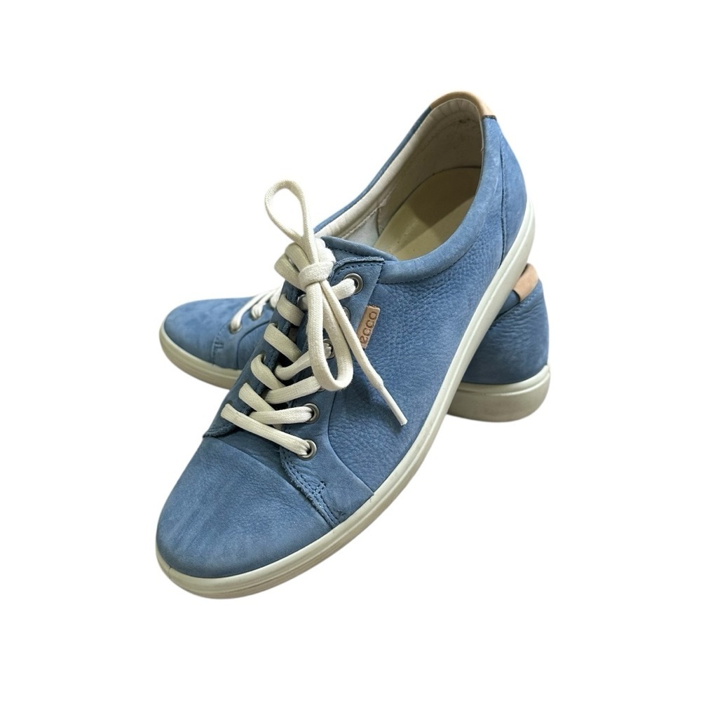 ECCO Women’s 41EU 10US Soft Retro Blue Nubuck Sneakers